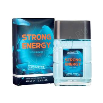 Туалетная вода мужская парфюмерная ULTIMATE Strong Energy (Ультимейт Стронг Энерджи) 100мл