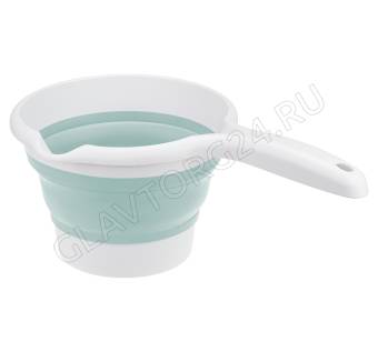 Ковш 1,0л "Флекс" Морская волна складной (16) М1198