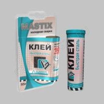 Холодная сварка MASTIX в тубе 55гр Сталь/24шт