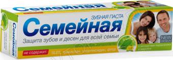 Семейная з/паста 124г Подорожник и Зверобой Свобода/24