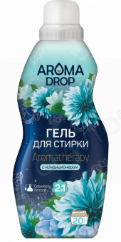 AROMA DROP гель для стирки 2в1 Aromatherapy Свежесть лотоса 1000г/6