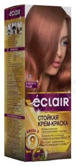 ECLAIR w9 Стойкая крем-краска д/волос № 7.3 золотисто русый