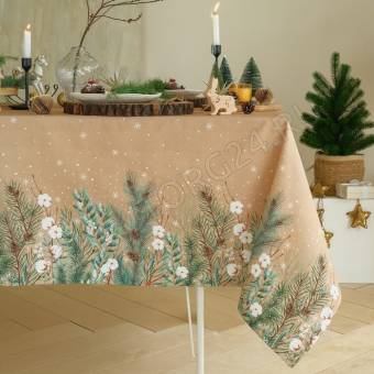 Скатерть хлопок 110*144см Этель Fir branches 