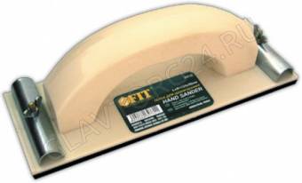 Терка для наждачной бумаги пластиковая с металл. прижимом 230х80мм "FIT" 39731