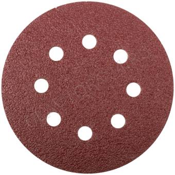 Круги шлифовальные с отверстиями (липучка), алюминий-оксидные, 125 мм, 5 шт. Р 320/39670