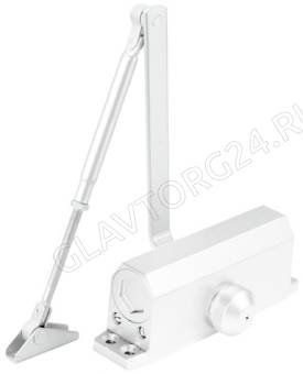 Доводчик дверной DORF L-8224 110кг Белый