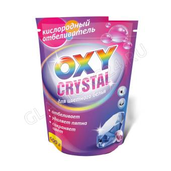 Oxy crystal Кислородный отбеливатель  для цветного белья 600 г.