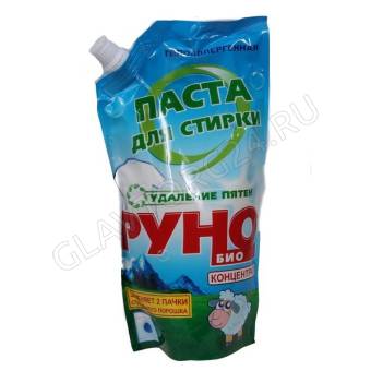 РУНО Паста для стирки Био 450гр м/уп/12