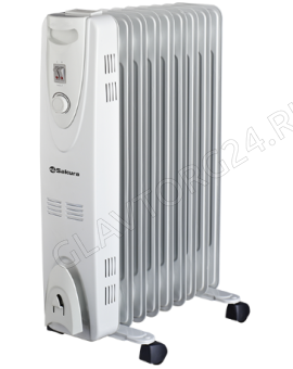 Масляный обогреватель Sakura SA-0379G 2000Вт 9 секций серый