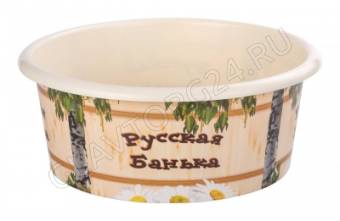 Таз 15л "Русская банька"