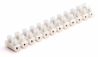 Зажим конт.винтовой Volsten V02-9W-PE-020 (PE 20A белый)