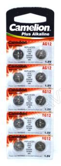 Camelion G12 BL-10 часовые (AG-12-BP10/186 LR1142 301/386)