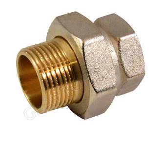 Соединитель с накид. гайкой прямой 1/2" г/ш СТМ CRAS0012