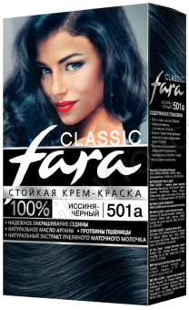 Русс.К.FARA Classic Краска д/волос 501а Иссиня-черный