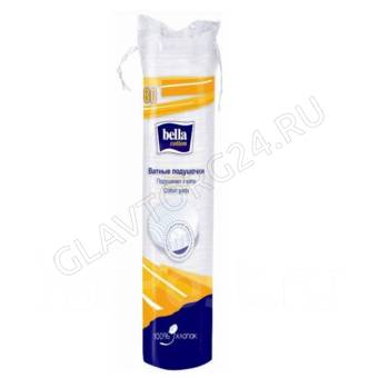 Диски косметические ватные 80шт BELLA/35шт НДС-10%
