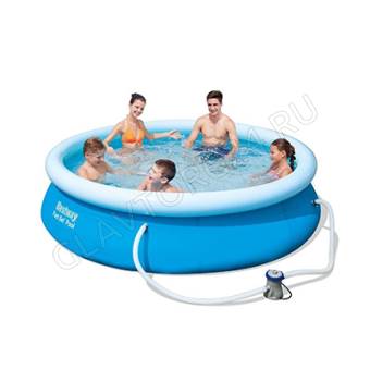 BESTWAY Бассейн с надувным бортом 305х76см,3638л,57270