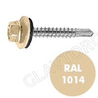 СВФС Саморез кровельный RAL-1014 ZP 4,8х35 (250шт) слон.кость