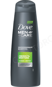 DOVE шампунь 250мл мужской укрепляющий Свежесть Ментола/12