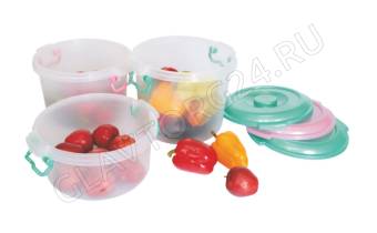 Контейнер круглый с ручками 8л