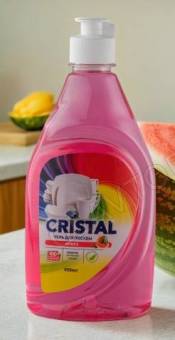 Гель для посуды CRISTAL "Арбуз" 450мл. (1*9 шт)