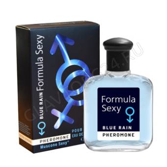 Туалетная вода мужская с феромонами Formula Sexy Blue Rain 100мл
