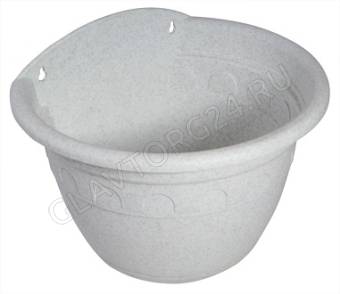 Кашпо настенное колывань 20см мрамор. арт.с112м