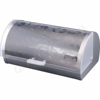 ХЛЕБНИЦА 36*21*17 СМ. НЖС С ПЛАСТИКОВОЙ КРЫШКОЙ/4 арт. 938-002