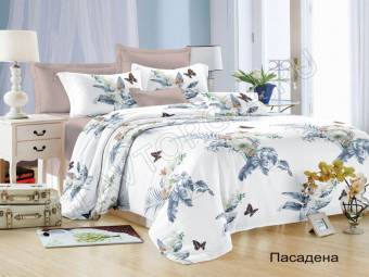 КПБ Евро Satin collection Микросатин Пасадена Под200*220+Пр220*240+2Нав(70*70)