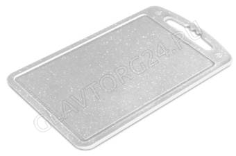 Доска разделочная 20x32см "Стронг" белый камень С960БК