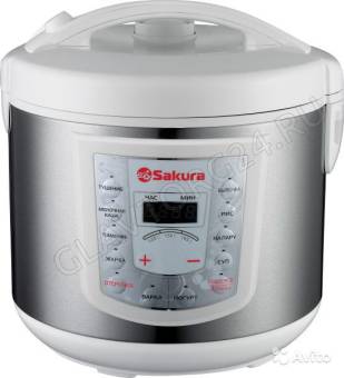 Мультиварка SAKURA SA-7753W 5л 800Вт 37 программ белый
