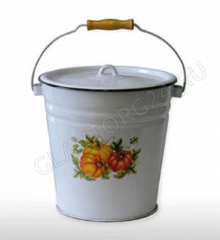Ведро с кр. 12л декор ассортимент С1224  (сколы 1)