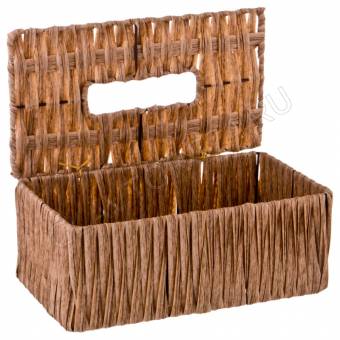 КОРЗИНКА "НАТУРЕЛЬ" СВЕТЛОЕ ПЛЕТЕНИЕ 26*14*10СМ/50 арт. 109-249