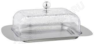 МАСЛЕНКА AGNESS С ПЛ. КРЫШКОЙ 19*12*7СМ/24 арт. 912-010