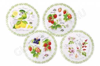 Тарелка 19см десертная Fruit garden (4 диз) арт. BD-MP8-923