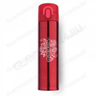 Термобутылка 350мл Barouge д/прогулок и путешествий металл КРАСНЫЙ/50 арт. BТ-134