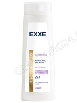 EXXE шампунь 400мл Питательный PROTEIN PLUS "Протеиновое восстановление"/12