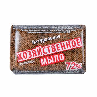 Мыло хозяйственное твердое 72% 150 гр. в обертке/36    Свобода