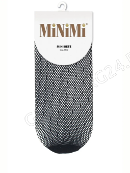 Носки женские в сетку  MINIMI RETE POIS р-р 1 NERO