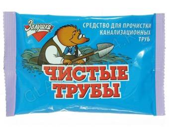 Чистые трубы Золушка средство для прочистки труб, 90 г/50