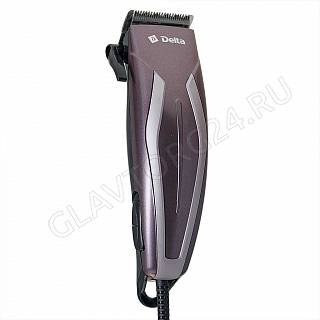 Машинка для стрижки DELTA DL-4066 темно-коричневый 4 насадки