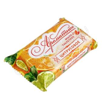 Мыло туалетное "АРОМАТНОЕ" 100гр Цитрусовое /90 шт