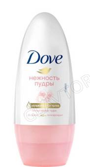 DOVE шариковый антиперспирант 50мл Нежность Пудры/6