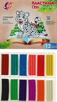 Пластилин 12цв ZOO 29С 1722-08