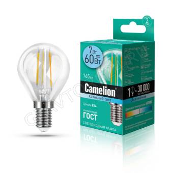 Лампа светод. Camelion LED7-G45-FL/845/E14 (7Вт 220В)