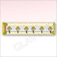 Планка с 6 крючками "Улыбка" самоклеящиеся SM27-129