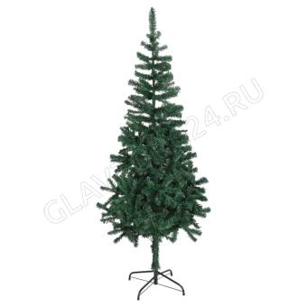 Елка напольная 180см, ПВХ, зеленая