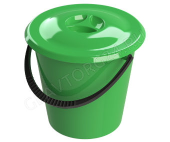 Ведро 15л с крышкой АП055