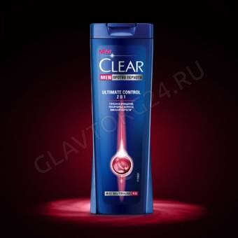 Clear шамп.мужск.400мл Ultimate control 2в1 /12