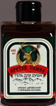 Гель для душа "Крутой мужик" 400 мл, древесный с пряными нотками 6774815