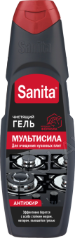 SANITA гель чистящий Антижир. Мультисила, 500г/12